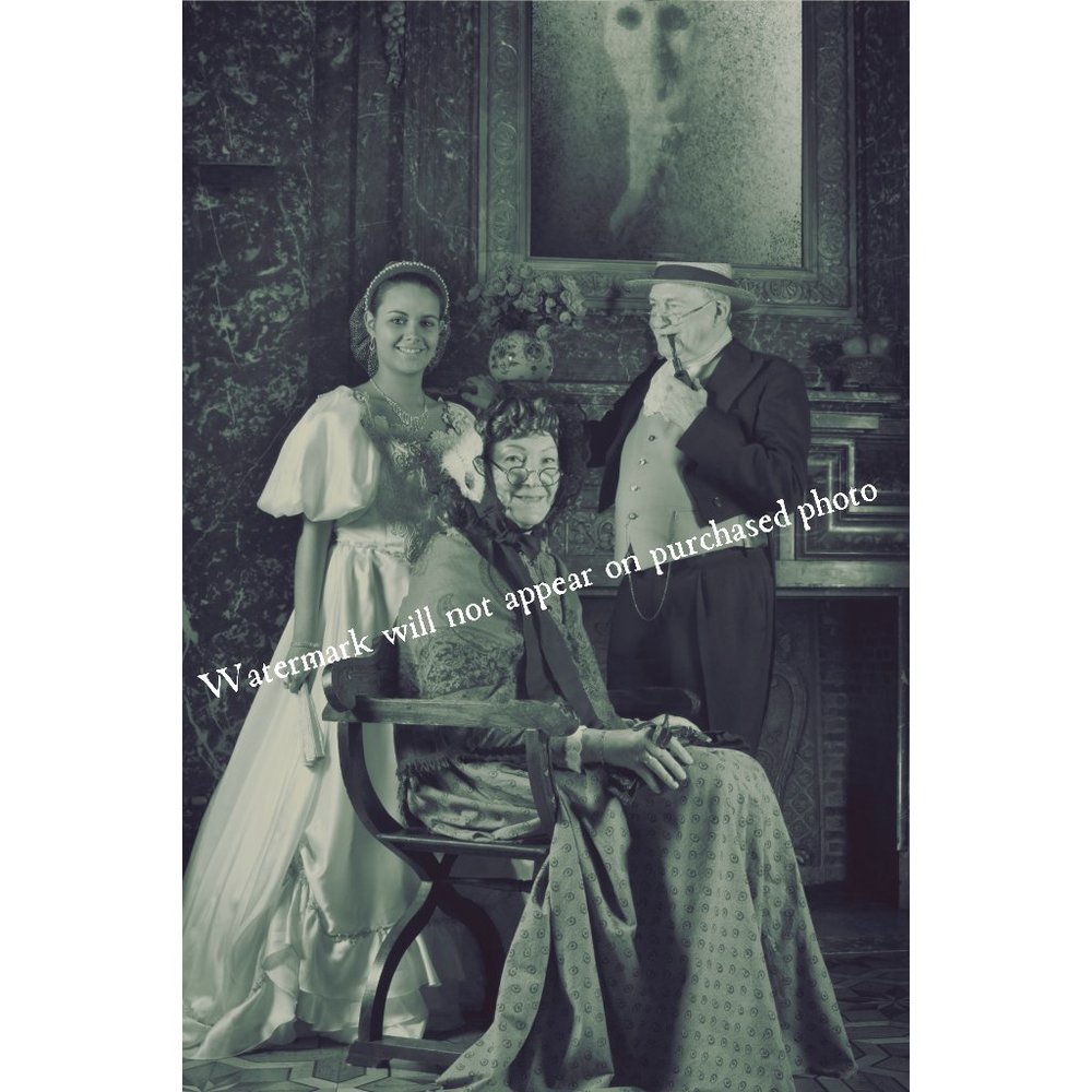 Scary Ghostly Photo Vintage Creepy Halloween Strange